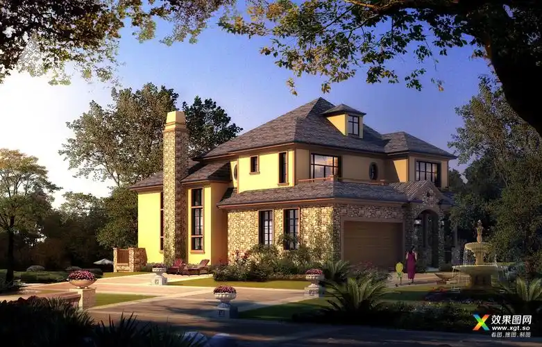 牧马山法式别墅 - 第9页 - 独栋 - 效果图网