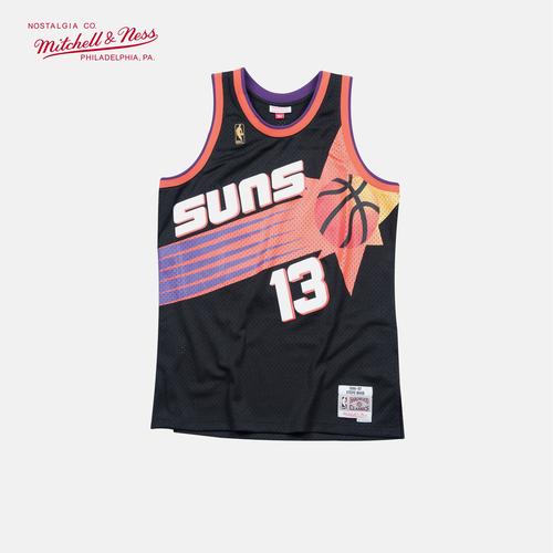 mitchell&ness纳什96-97年太阳队sw球迷版复古球衣网眼篮球服背心