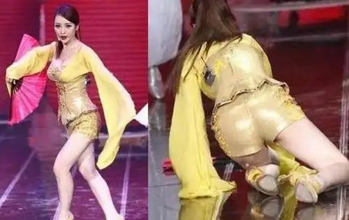 众女明星当众摔倒的瞬间