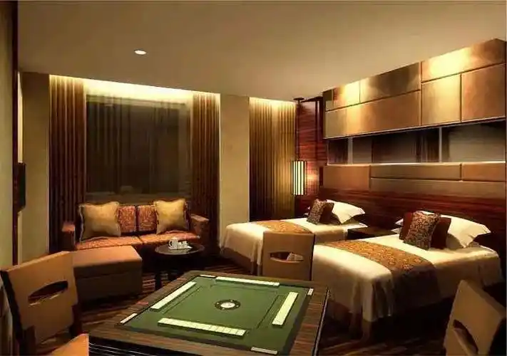 带麻将机的包房