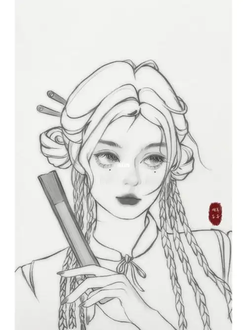 来个人教我画头发