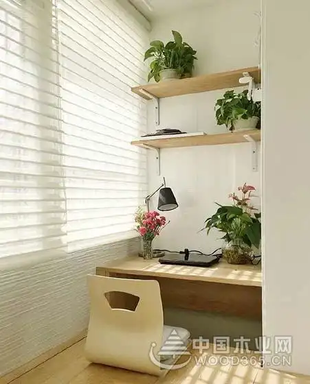 10款舒适阳台书房布置效果图