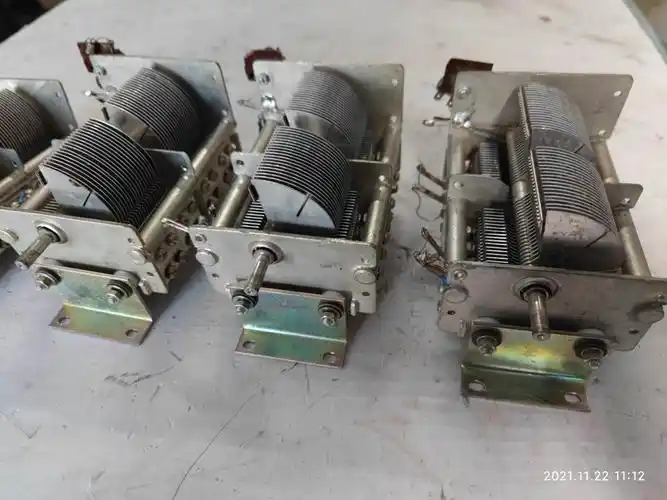 军仪用拆机双联可调铝空气电容每只40元包快递