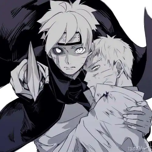 鸣人博人父子头像/兄弟头像火影忍者博人传博人右手的力量和已月最新