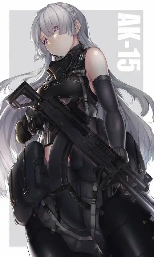 ak15绿石蝇的少女前线插画图片