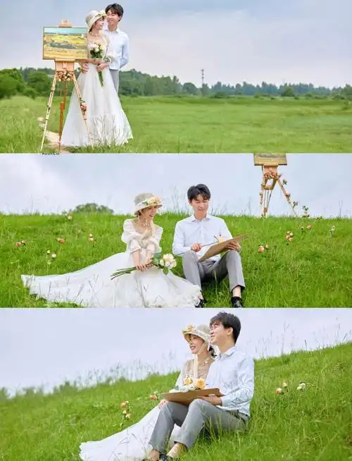 唯美的森系法式婚纱照长沙婚纱照