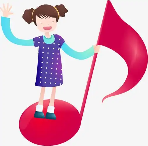 卡通音符儿童