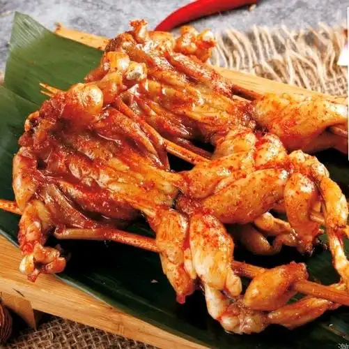 麻辣烤牛蛙红柳羊肉串