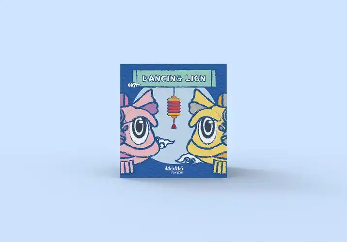 舞狮盲盒包装设计