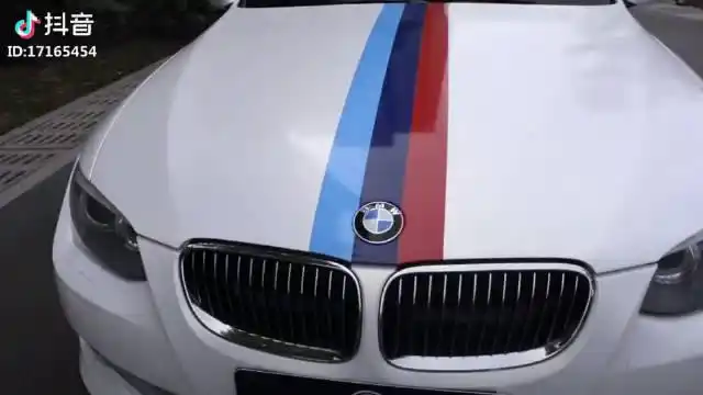 成都卡麦龙专业车身改色贴膜         【宝马3系全车改色珍珠白 红