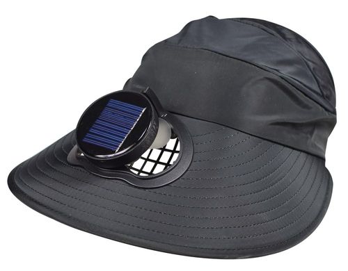 太阳能风扇帽子充电男女宽檐防晒遮阳防紫外线空顶帽子