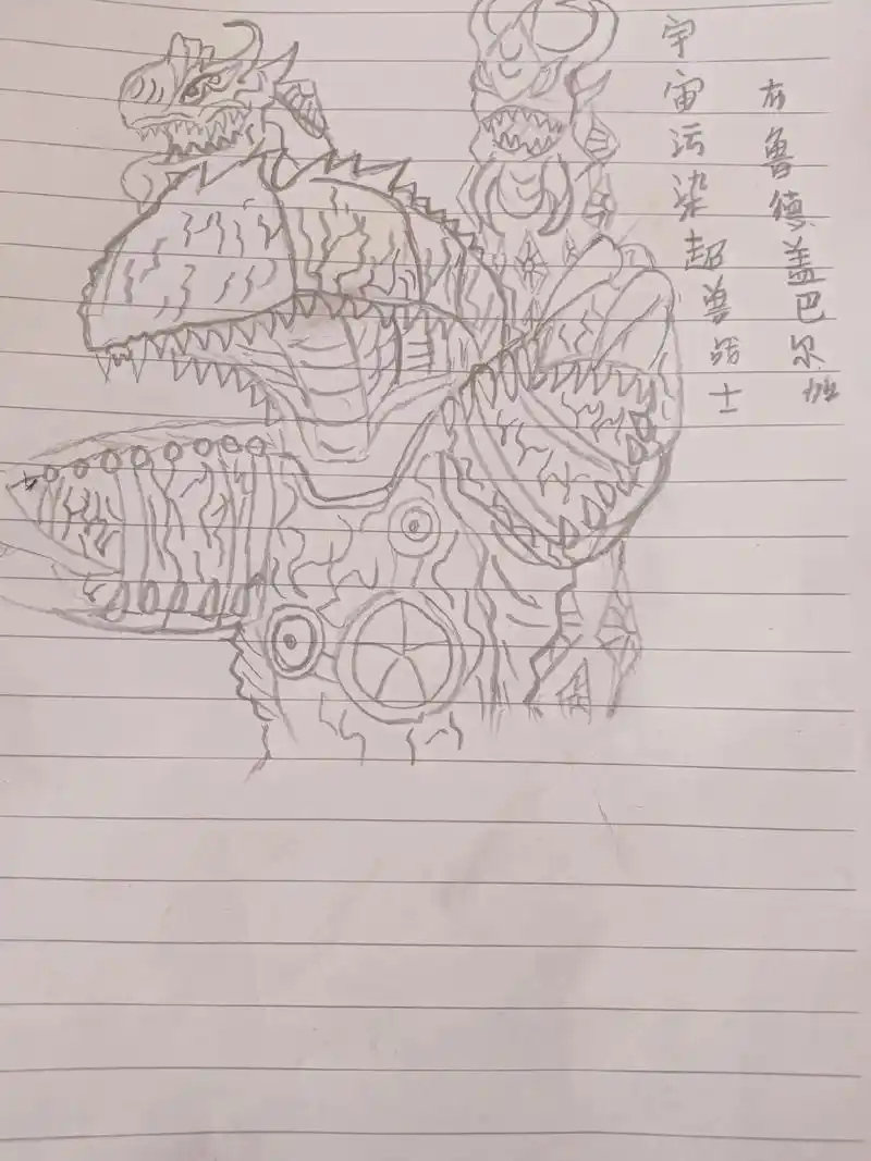 《布莱泽奥特曼》12月新时代怪兽手绘,#日常瞎画 - 抖音