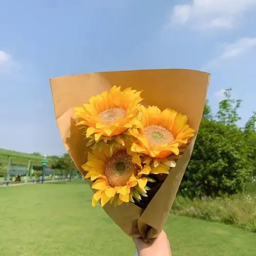 ins韩国仿真向日葵太阳花拍照道具手拿花束客厅摆件饰品装饰拍摄 1支