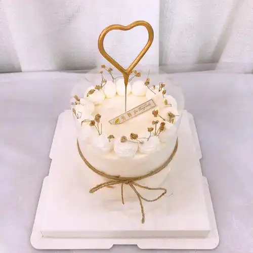 羽浵4寸ins简约清新水果奶油生日蛋糕儿童私房新鲜生日蛋糕