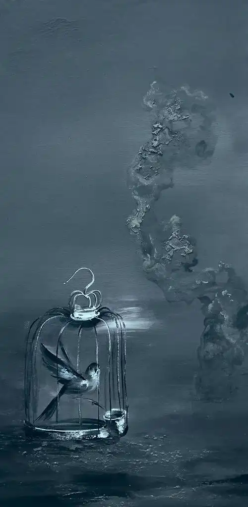 邓宇意象油画.禅意系列