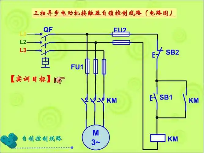 三相异步电动机接触器自锁控制线路