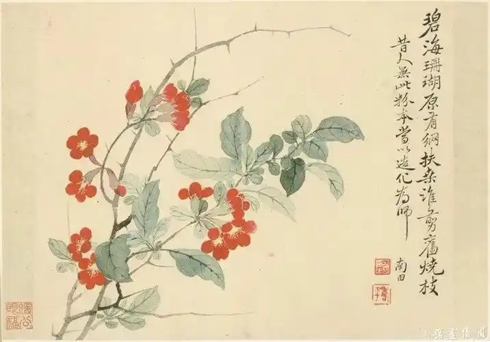 恽寿平最美的235幅没骨花鸟画!