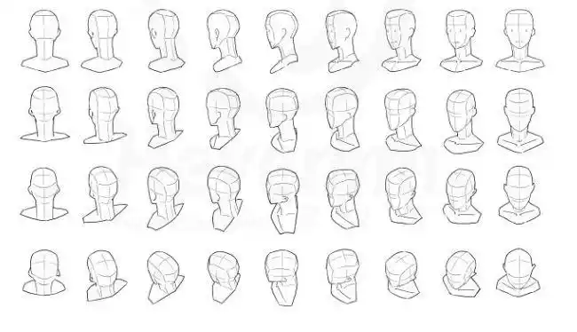 板绘教程人体怎么画仰视人体画法教程
