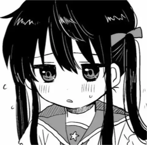 简单黑白动漫图片女生可爱头像 动漫头像图片大全 -【爱个性】