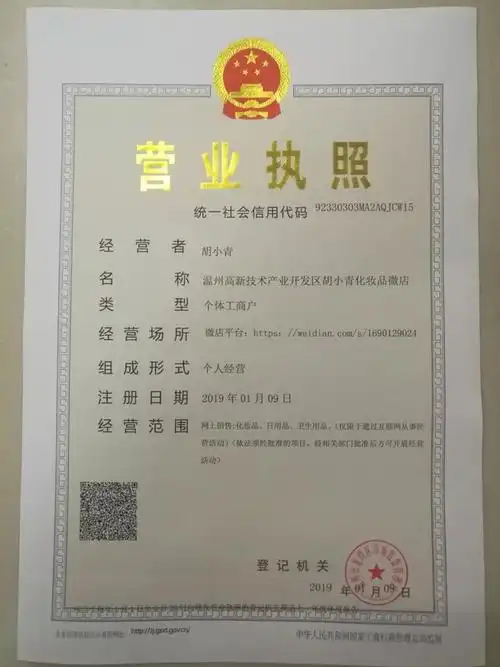 龙湾颁发首张纯电子商务营业执照请收下这份执照申请全攻略