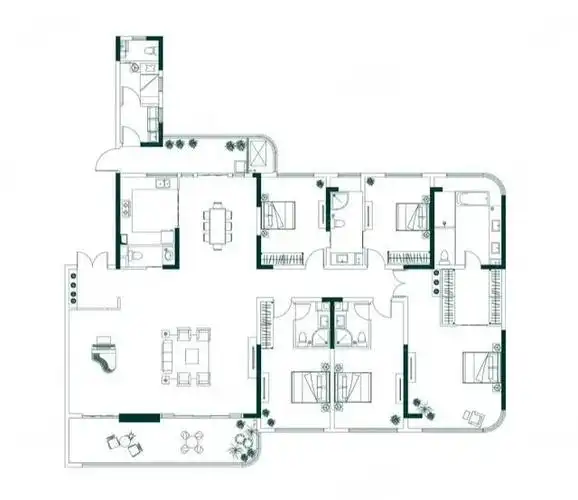 拥有一套300平米时尚大平层是怎样的体验