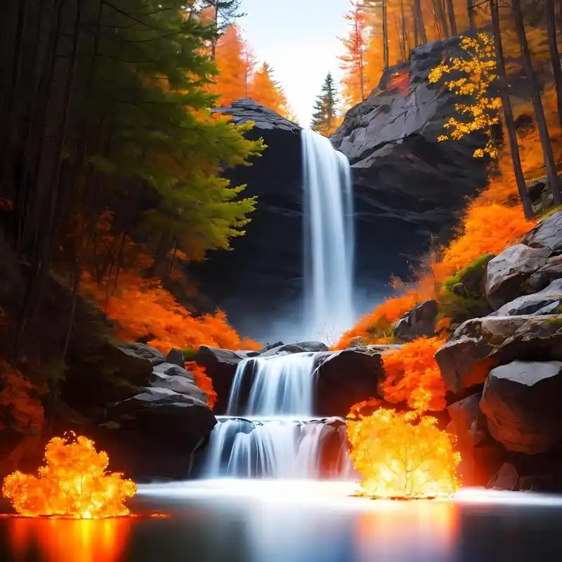 中老年头像:瀑布.#美图分享 #高清图片 #欢迎取图 #好图 - 抖音