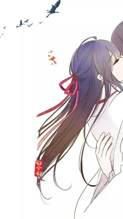 抖音情人节情侣壁纸 一人一半的情侣款手机壁纸