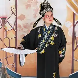 戏曲小生服饰公子戏服越剧京剧古装黄梅戏小生褶子戏服菊花小生衣