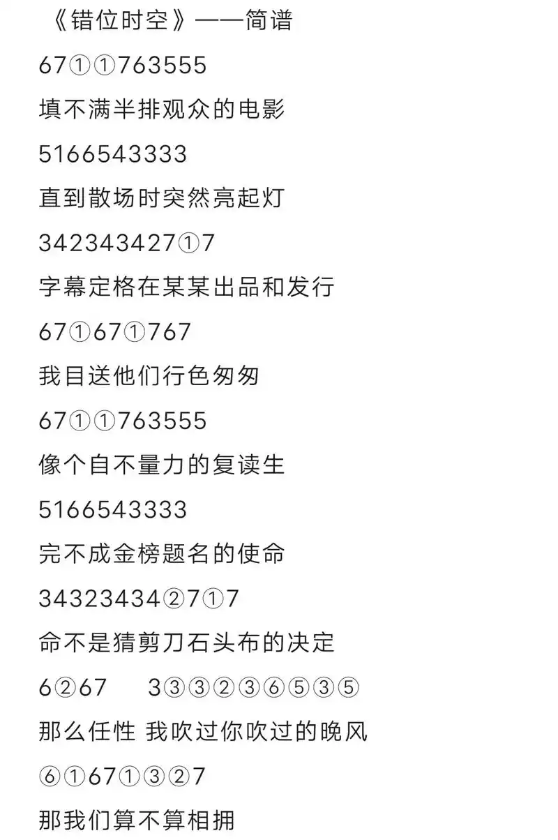 光遇简谱第八十五期 #光遇琴谱 #光遇 #光遇日常 #错位时 - 抖音