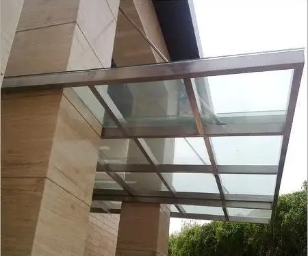 玻璃雨棚装修效果图