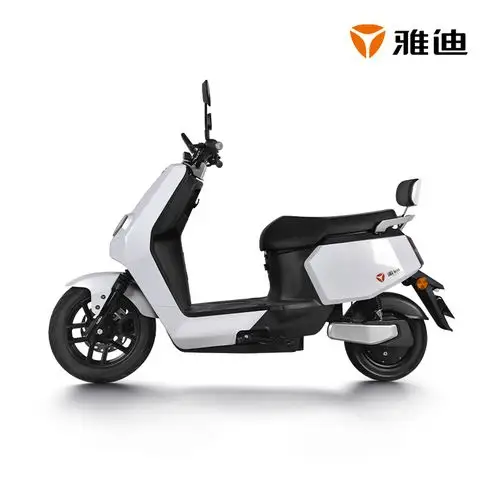 雅迪电动车莱昂时尚代步车男女通勤70v20a铅酸成人轻便升级轻摩款丝绸