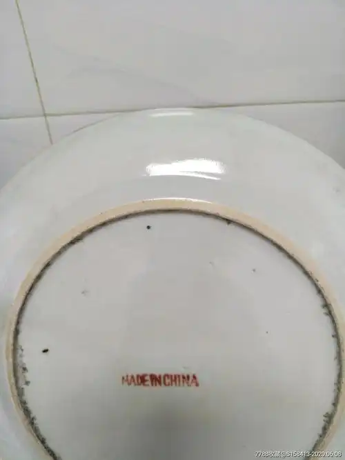 晚清民国时期外销回流广彩盘-彩绘瓷/彩瓷-7788收藏