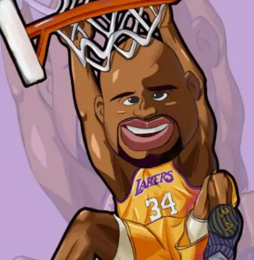 奥尼尔背影简笔画