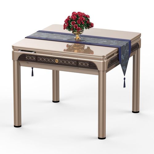 静音麻将机全自动新款餐桌两用棋牌家用无声麻将桌多功能折叠机麻