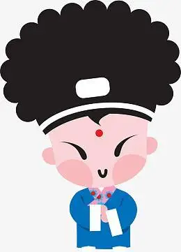 许仙国粹京剧q版插画