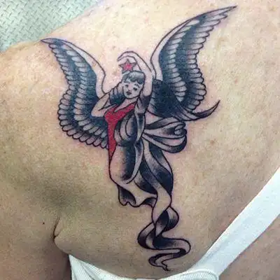 33张守护天使纹身图案