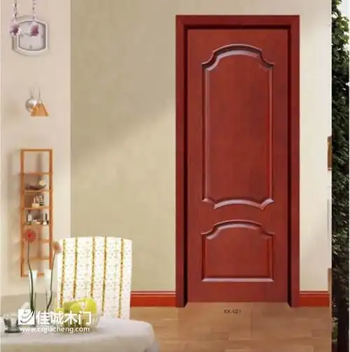 重庆佳诚木门:红色大气木门效果图
