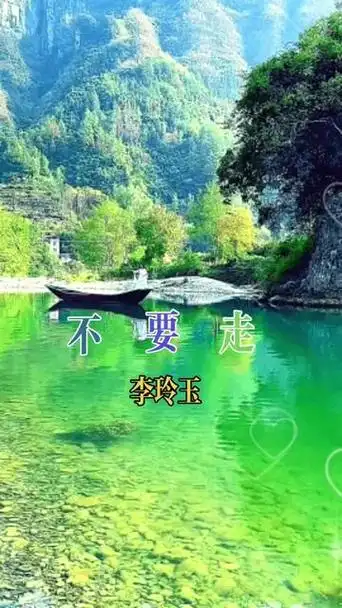 李玲玉演唱歌曲《不要走》 .