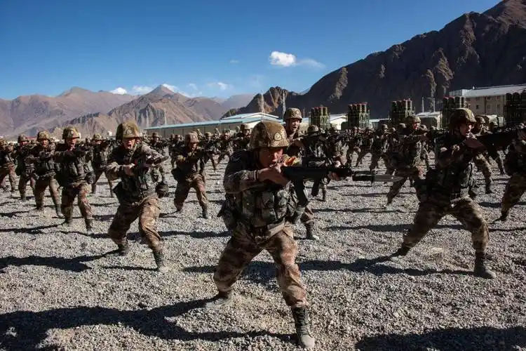 雪域高原印忠诚铁血战士永冲锋