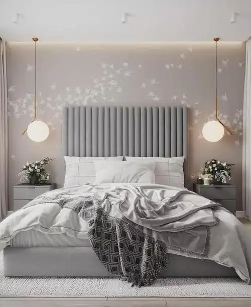 个性的床头背景墙搭配,让卧室漂亮10倍!