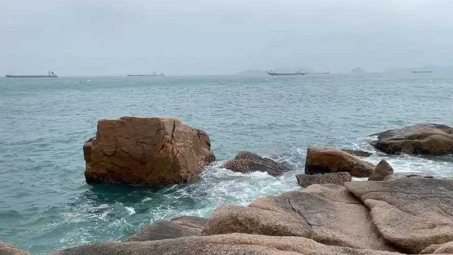 珠海外伶仃岛~坐船过去像坐过山车一样,但海是真的好看