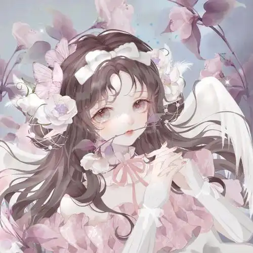 伤感流泪动漫女生头像随便拿图