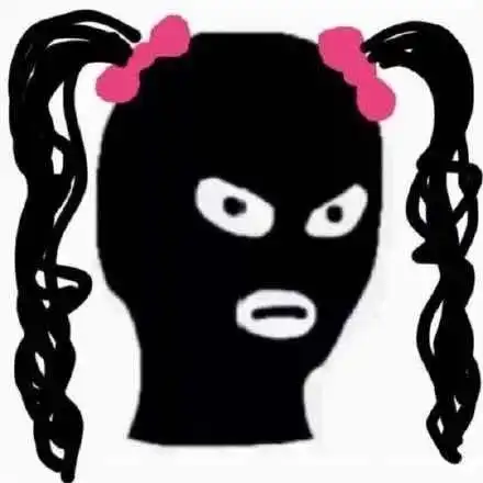 纯黑情侣头像图片