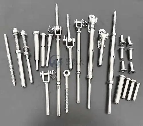 厂家供应不锈钢索具钢丝绳接线器 斜垫圈连接件楼梯护栏配件批发