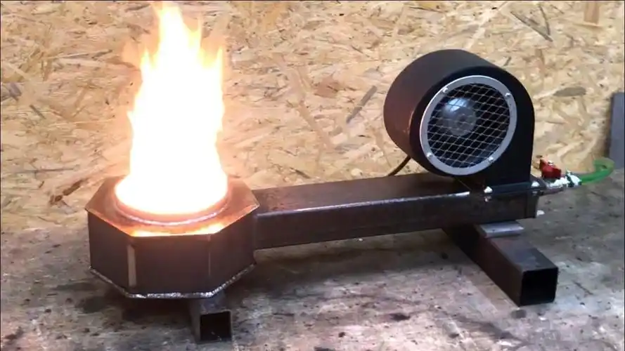 做一个烧废机油的猛火炉子完美解决废机油最后的去处