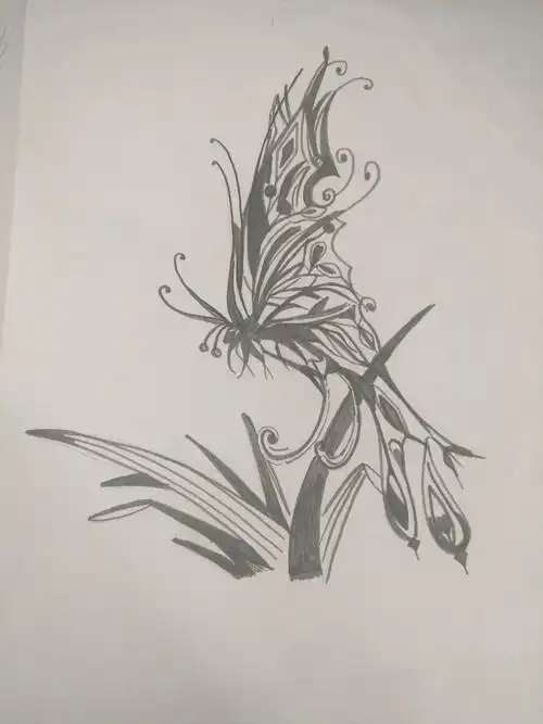 北京市房山第四中学《黑白装饰画》美术作品展