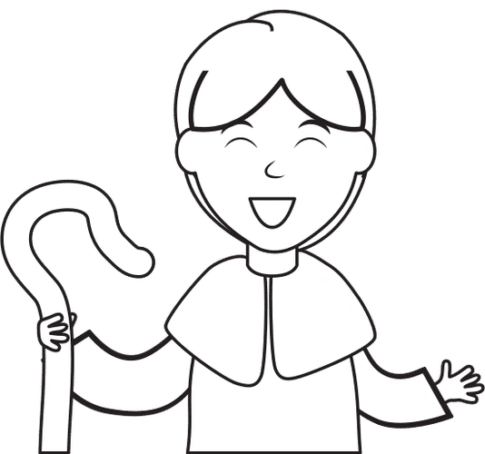 牧羊女卡通人物 shepherdess cartoon character