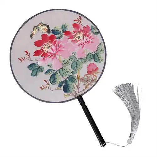 【中式扇子圆形图片】中式扇子圆形图片大全_好便宜网