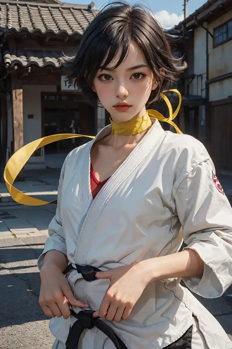 《街霸》加藤真琴.#ai绘画 #ai生成图 #格斗游戏 #游戏美女 #街头霸王