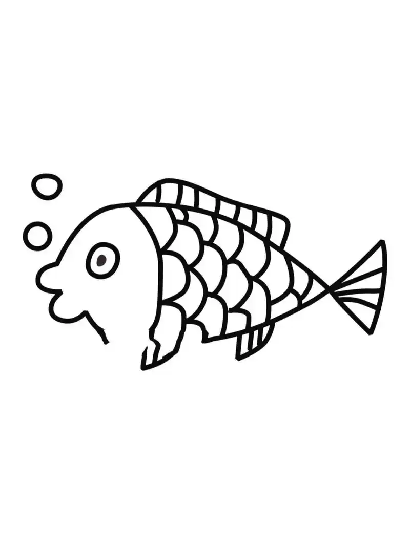 96海底世界简笔画 | 好多鱼95合集 这个夏天给女儿又整了一波可爱